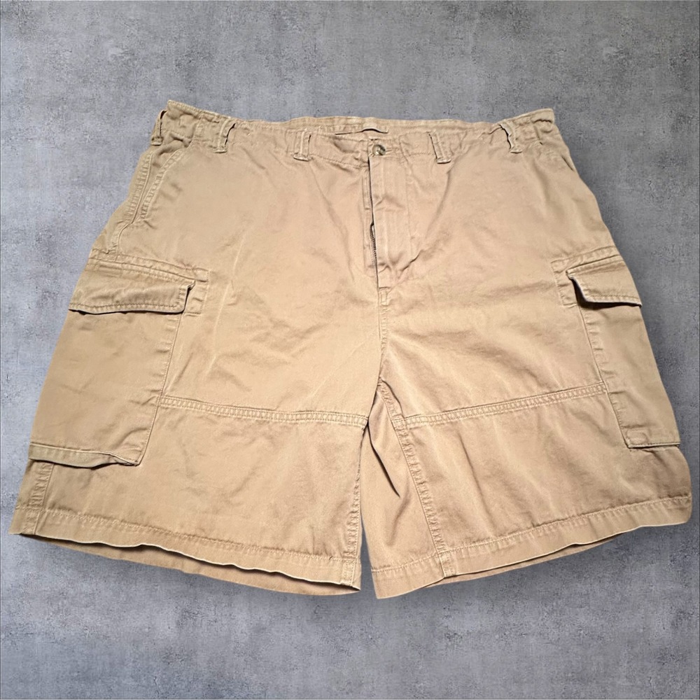 Polo Ralph Lauren Mens 42 Cargo Shorts Khaki Relaxed Fit Cotton Casual‎